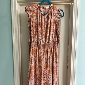 Good Hart Orange Autumn Dress size XXL